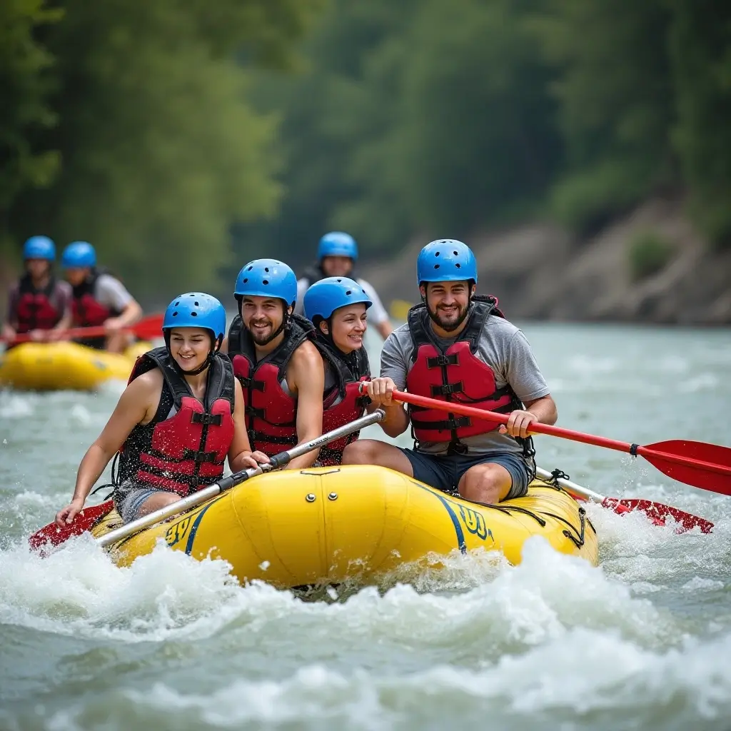 River rafting in Manali